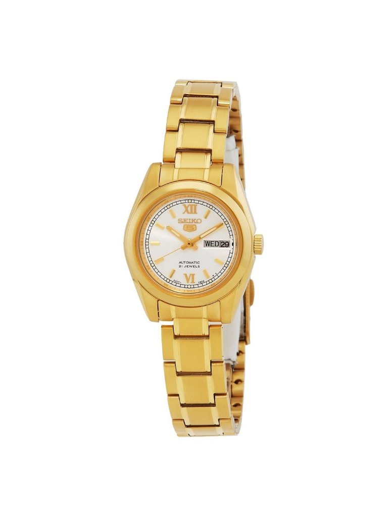 Nwt Seiko 5 Automatic White Dial Ladies Watch